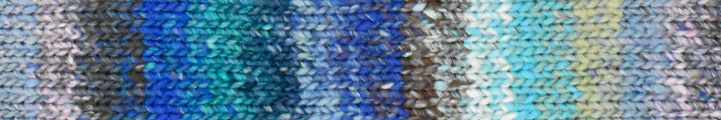Noro Haruito, silk-cotton yarn, worsted weight, blues, dragon skeins, col 06 by Red Beauty Textiles