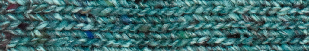 Noro Madara Color 26, Onsen, wool silk alpaca, worsted weight knitting yarn, teal tweed by Red Beauty Textiles