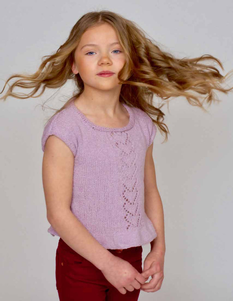 Ayla Lace Top for girls in Hempathy - Free Download by Red Beauty Textiles