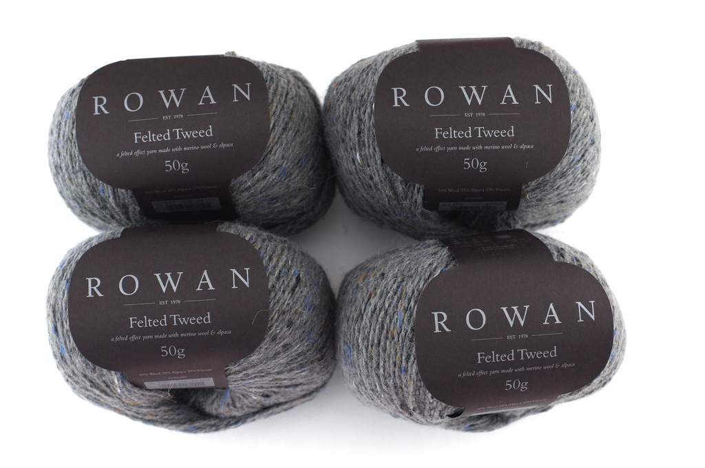 Rowan Felted Tweed Boulder 195, greige, merino, alpaca, viscose knitting yarn by Red Beauty Textiles
