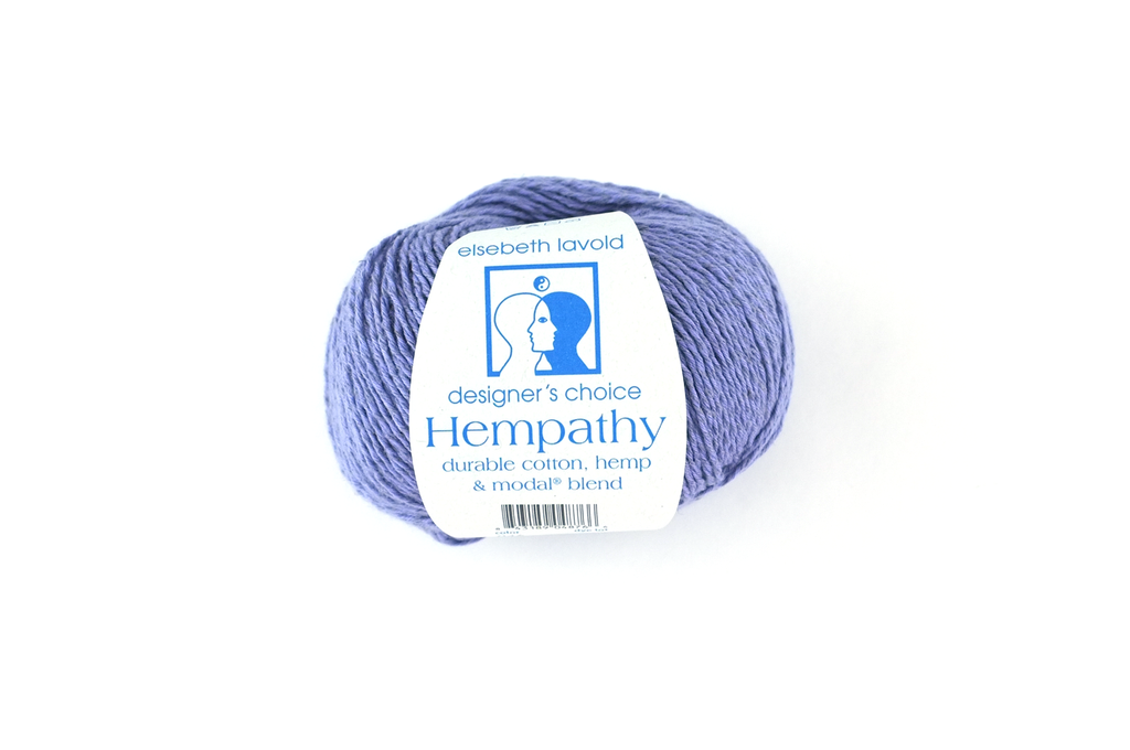 Hempathy no 046, Light Denim, hemp, cotton, modal in light blue, linen-like DK weight knitting yarn by Red Beauty Textiles