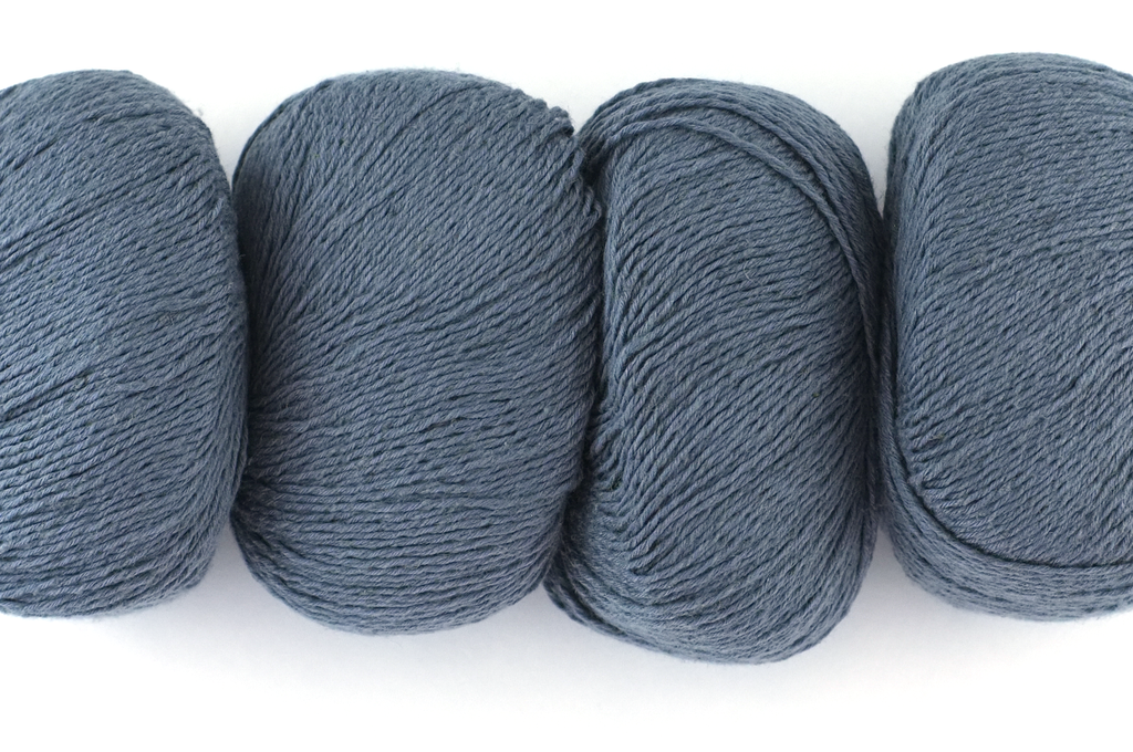 Hempathy no 099, Touchstone, hemp, cotton, modal, knitting yarn in dark gray, linen-like DK weight knitting yarn by Red Beauty Textiles