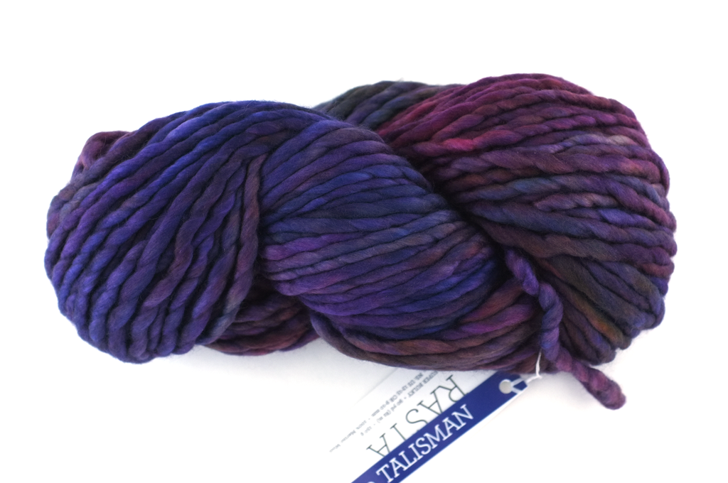Malabrigo Rasta in color Talisman, Super Bulky Merino Wool Knitting Yarn, purples, reds, #249 - Red Beauty Textiles