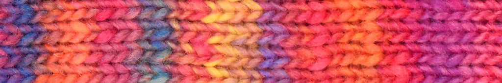 Noro Kureyon Color 102, Worsted Weight 100% Wool Knitting Yarn, red, yellow, pink by Red Beauty Textiles