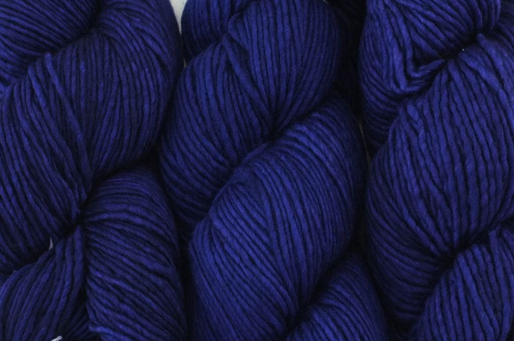 Malabrigo Worsted in color Purple Mystery, #030, Merino Wool Aran Weight Knitting Yarn, deep purple - Red Beauty Textiles