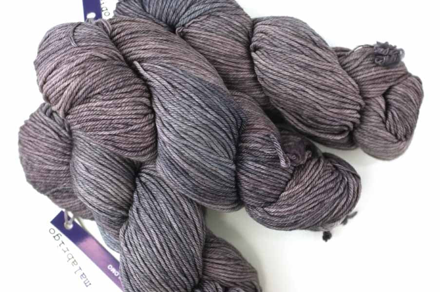 Malabrigo Rios in color Plomo, Merino Wool Worsted Weight Knitting Yarn, gray shades, #043 - Red Beauty Textiles