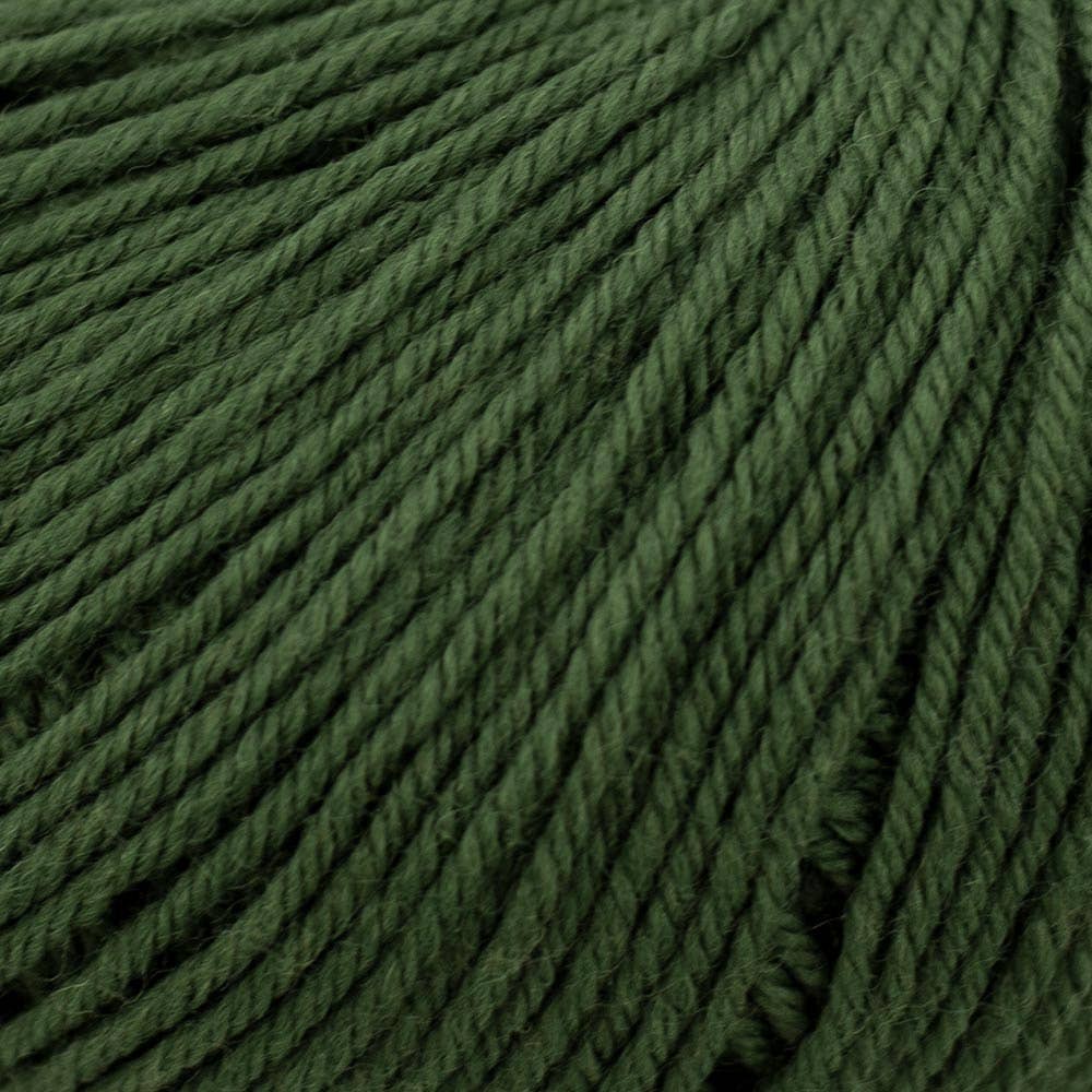 Bébé Soft Wash Baby Yarn, Pinetree, medium green, sport weight superwash merino wool by Red Beauty Textiles