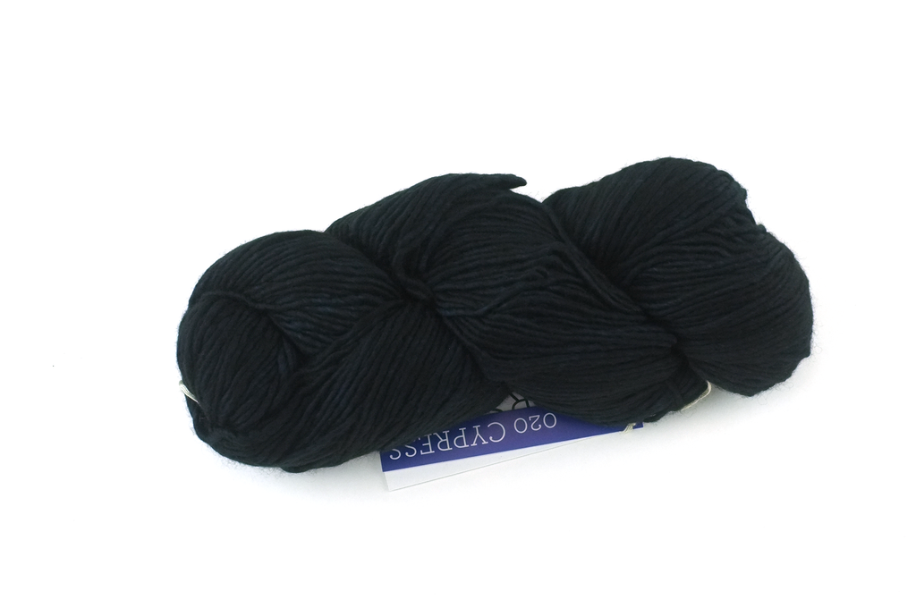 Malabrigo Worsted in color Cypress, #020, Merino Wool Aran Weight Knitting Yarn, black - Red Beauty Textiles