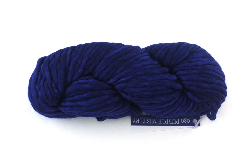 Malabrigo Rasta in color Purple Mystery, Merino Wool Super Bulky Knitting Yarn, darkest purple, #030 - Red Beauty Textiles