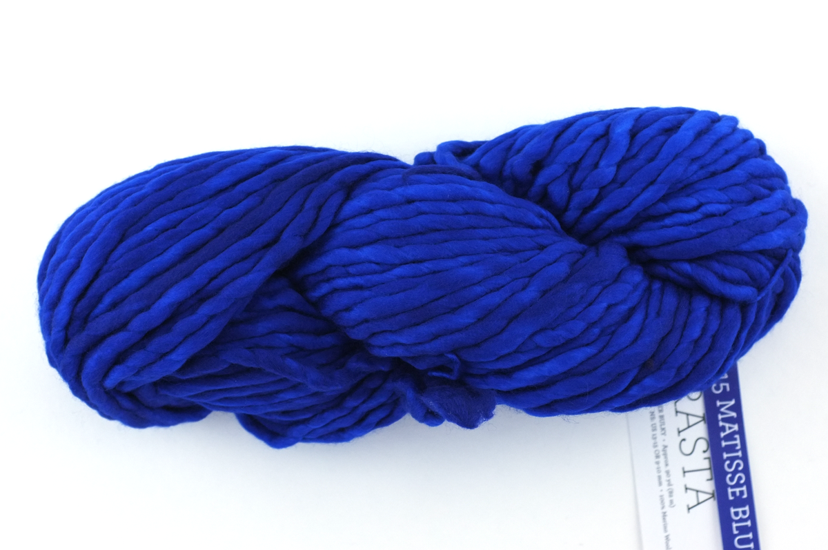 Malabrigo Rasta in color Azul Profundo, Merino Wool Super Bulky