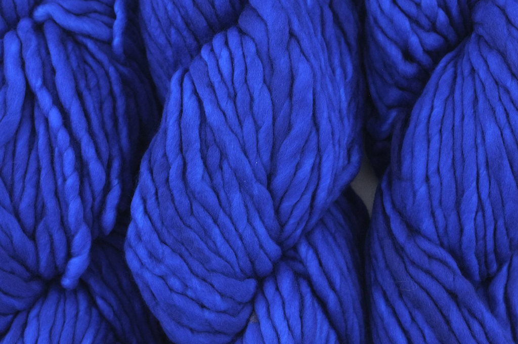 Malabrigo Rasta in color Matisse Blue, Merino Wool Super Bulky Knitting Yarn, intense electric blue, #415 - Red Beauty Textiles