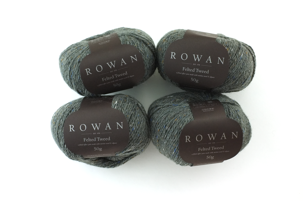 Rowan Felted Tweed Ancient 172, dark gray, merino, alpaca, viscose knitting yarn by Red Beauty Textiles
