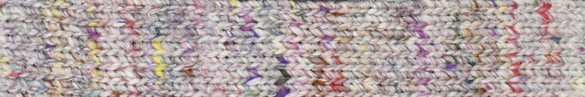 Noro Kompeito, cotton, silk yarn, sport/DK, Shiro 01 cooler tones tweed by Red Beauty Textiles