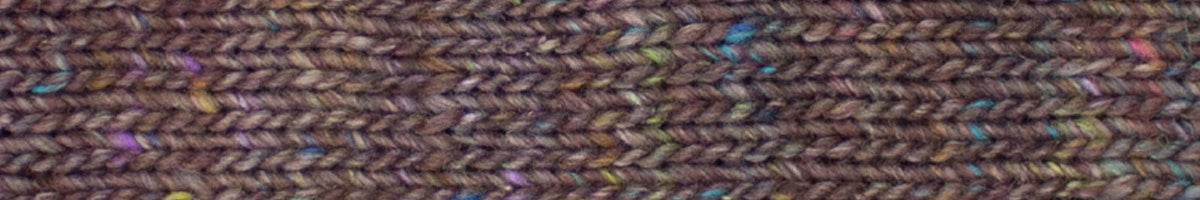 Noro Silk Garden Sock Solo Color TW14, wool silk mohair sport weight knitting yarn, rainbow tweed flecks on mauve by Red Beauty Textiles