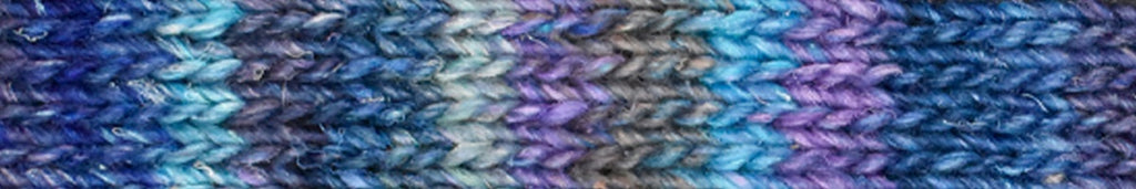 Noro Silk Garden Color 373, Silk Mohair Wool Aran Weight Knitting Yarn, turquoise, blues, purple by Red Beauty Textiles