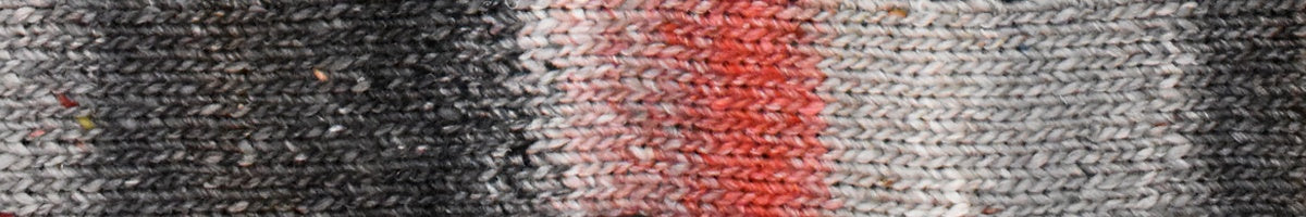 Noro Silk Garden Color 521, Silk Mohair Wool Aran Weight Knitting Yarn, coral, raw umber by Red Beauty Textiles