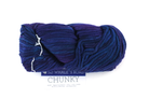 Malabrigo Chunky in color Whale's Road, Bulky Weight Merino Wool Knitting Yarn, dark blues, purples, #247 by Red Beauty Textiles