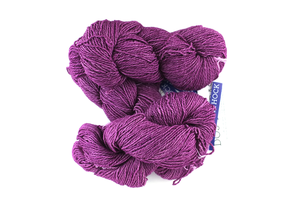 Malabrigo Dos Tierras in color Hollyhock, DK Weight Alpaca and Merino Wool Knitting Yarn, intense magenta, #148 - Red Beauty Textiles