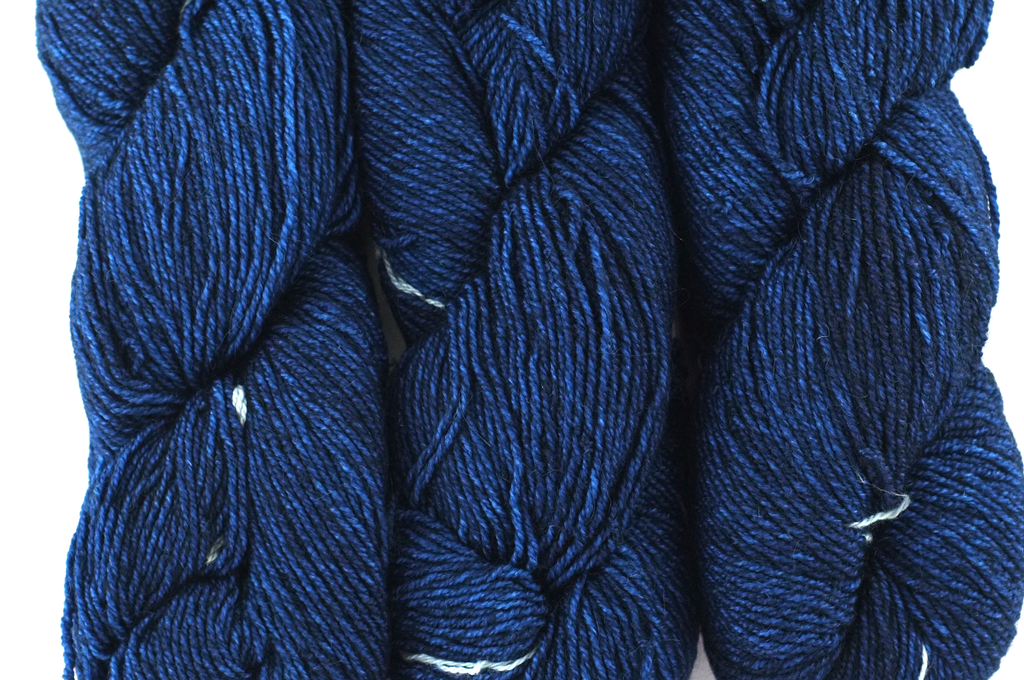 Malabrigo Dos Tierras in color Azul Profundo, DK Weight Alpaca and Merino Wool Knitting Yarn, deep blues, #150 - Red Beauty Textiles
