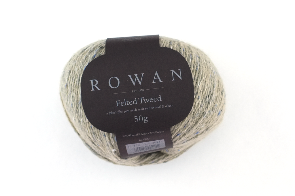 Rowan Felted Tweed Stone 190, beige tweed, merino, alpaca, viscose knitting yarn
