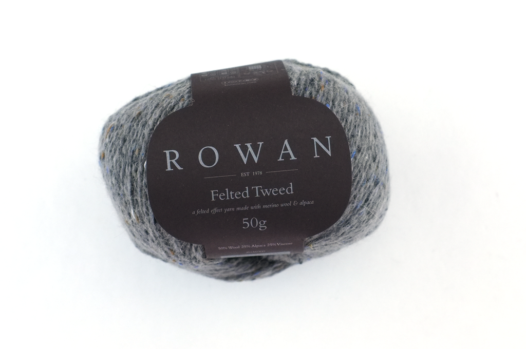 Rowan Felted Tweed Boulder 195, greige, merino, alpaca, viscose knitting yarn