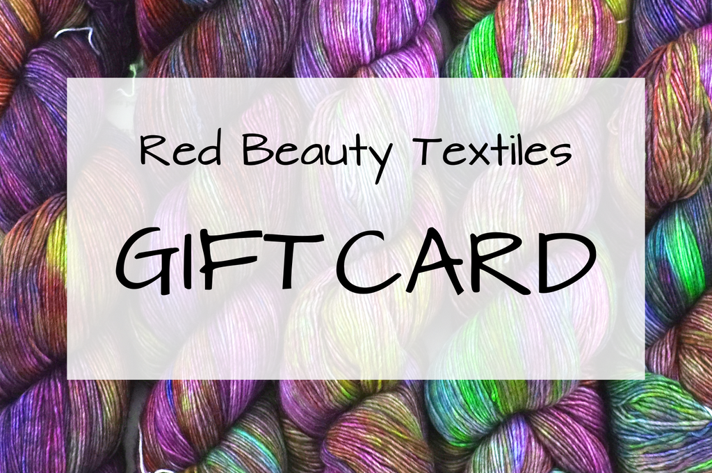 Red Beauty Textiles Gift Card by Red Beauty Textiles