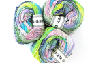 Noro Haruito, silk-cotton yarn, worsted weight, lovely pastels, dragon skeins, col 03 by Red Beauty Textiles