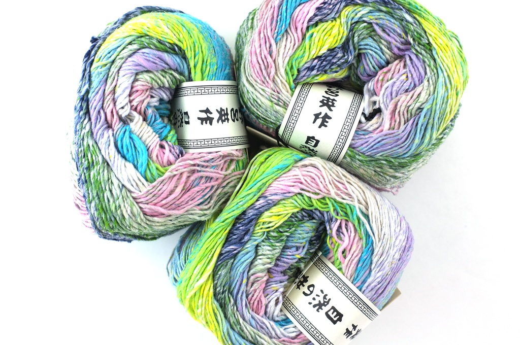 Noro Haruito, silk-cotton yarn, worsted weight, lovely pastels, dragon skeins, col 03 - Red Beauty Textiles