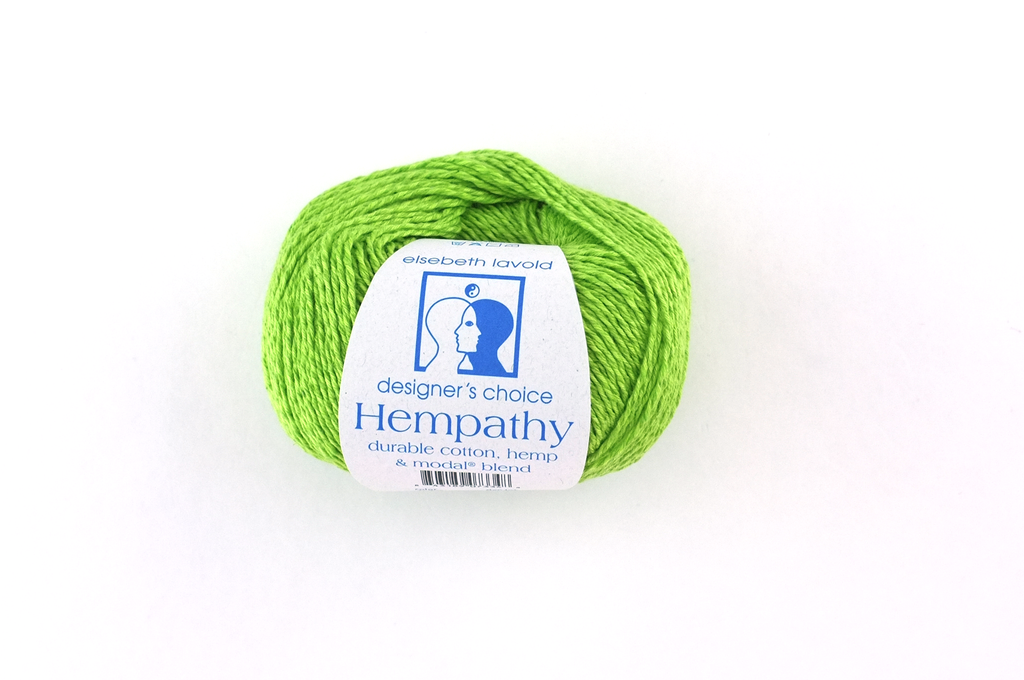 Hempathy no 059, Spring Grass, hemp yarn, linen-like DK weight knitting yarn by Red Beauty Textiles