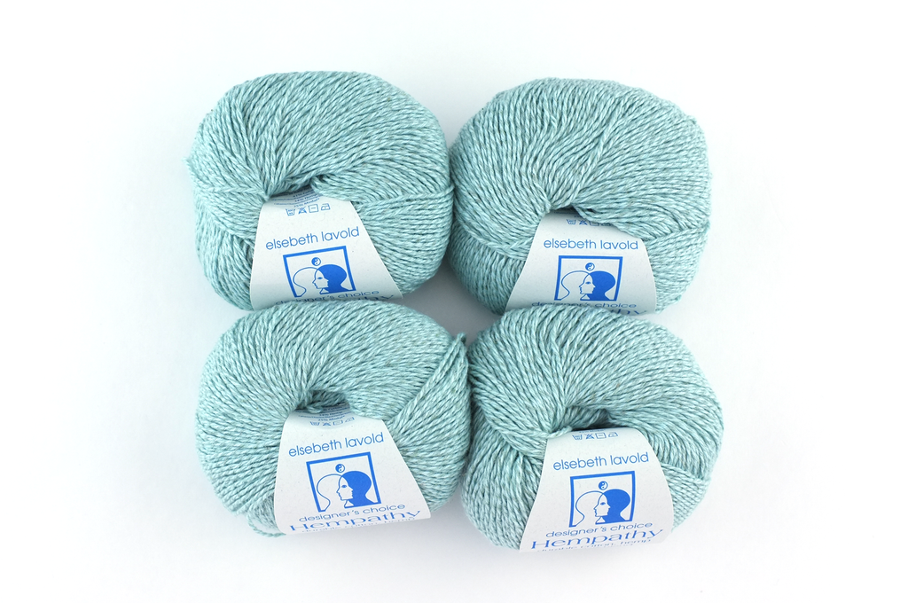 Hempathy no 077, Ionic Sky, hemp, cotton, modal, linen-like DK weight knitting yarn