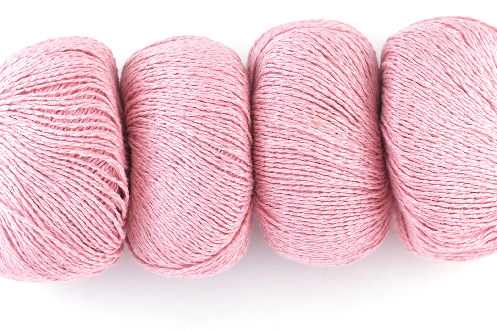 Hempathy no 084, Rosewood, hemp, cotton, modal knitting yarn in light pink, linen-like DK weight knitting yarn by Red Beauty Textiles