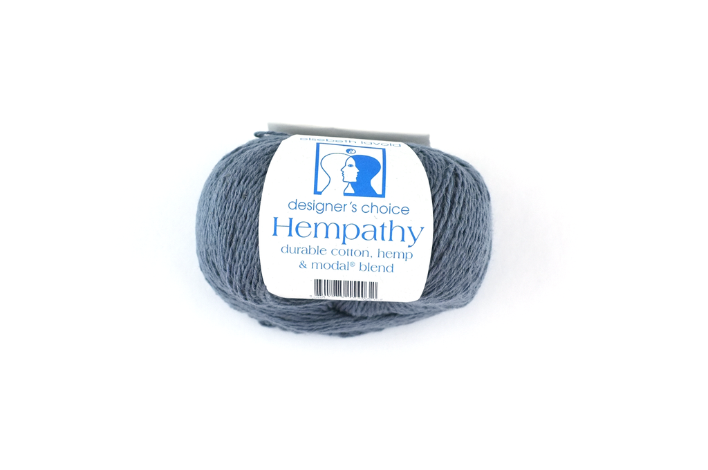 Hempathy no 099, Touchstone, hemp, cotton, modal, knitting yarn in dark gray, linen-like DK weight knitting yarn