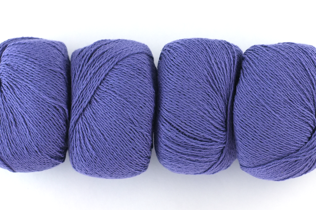 Hempathy no 110 Iris, hemp, cotton, DK weight knitting yarn, deep iris periwinkle purple - Red Beauty Textiles