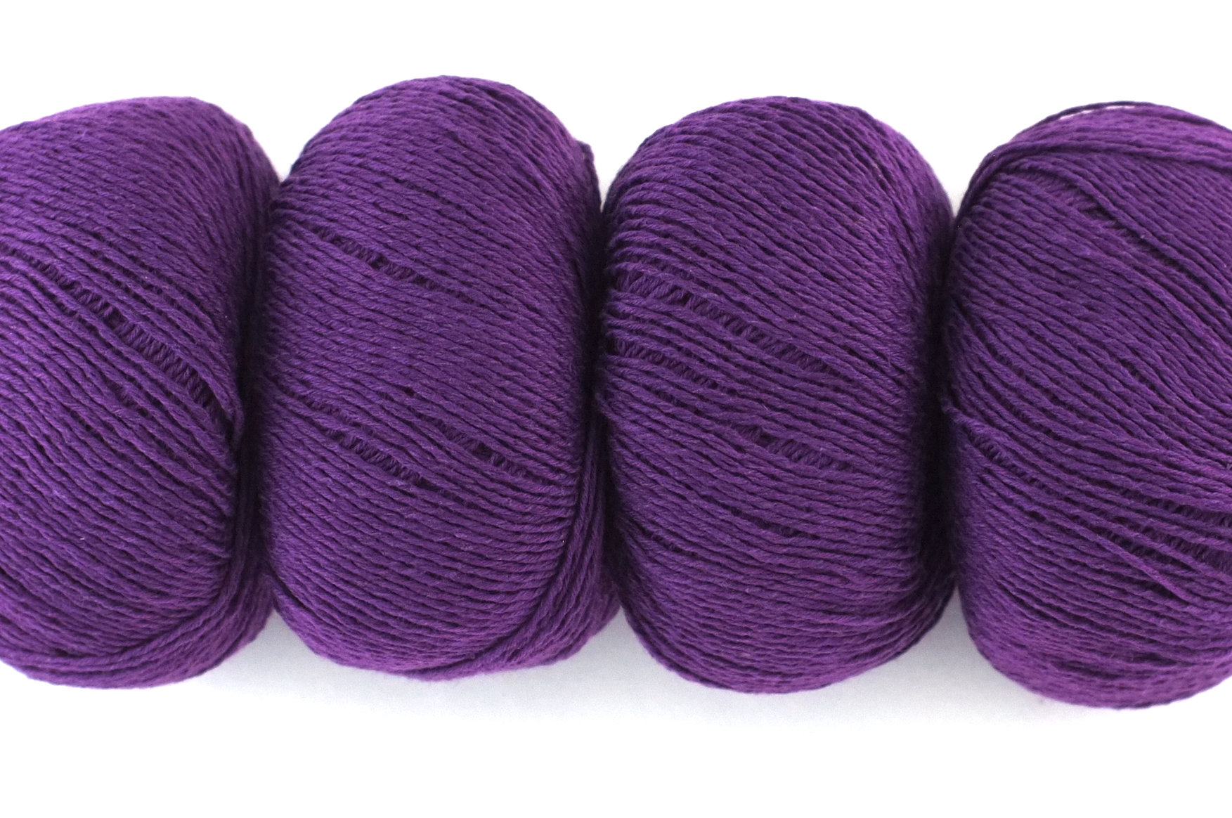 Hempathy no 117 Verbena, hemp, cotton, DK weight knitting yarn, royal purple by Red Beauty Textiles