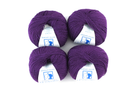 Hempathy no 117 Verbena, hemp, cotton, DK weight knitting yarn, royal purple by Red Beauty Textiles