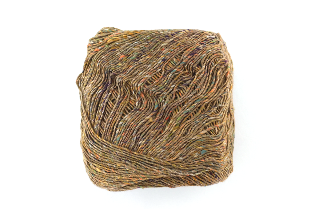 Noro Kakigori, cotton and silk sport/DK weight yarn, ginger brown tweed, jumbo skeins, col 05 - Red Beauty Textiles