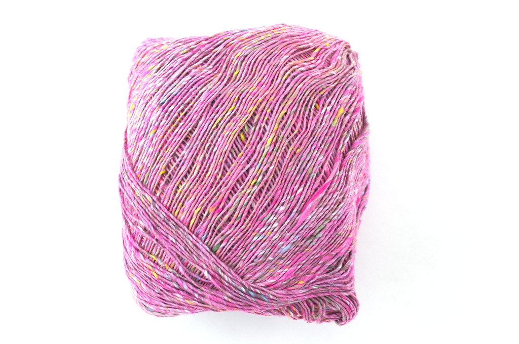 Noro Kakigori, cotton and silk sport/DK weight yarn, medium pink tweed, jumbo skeins, col 08