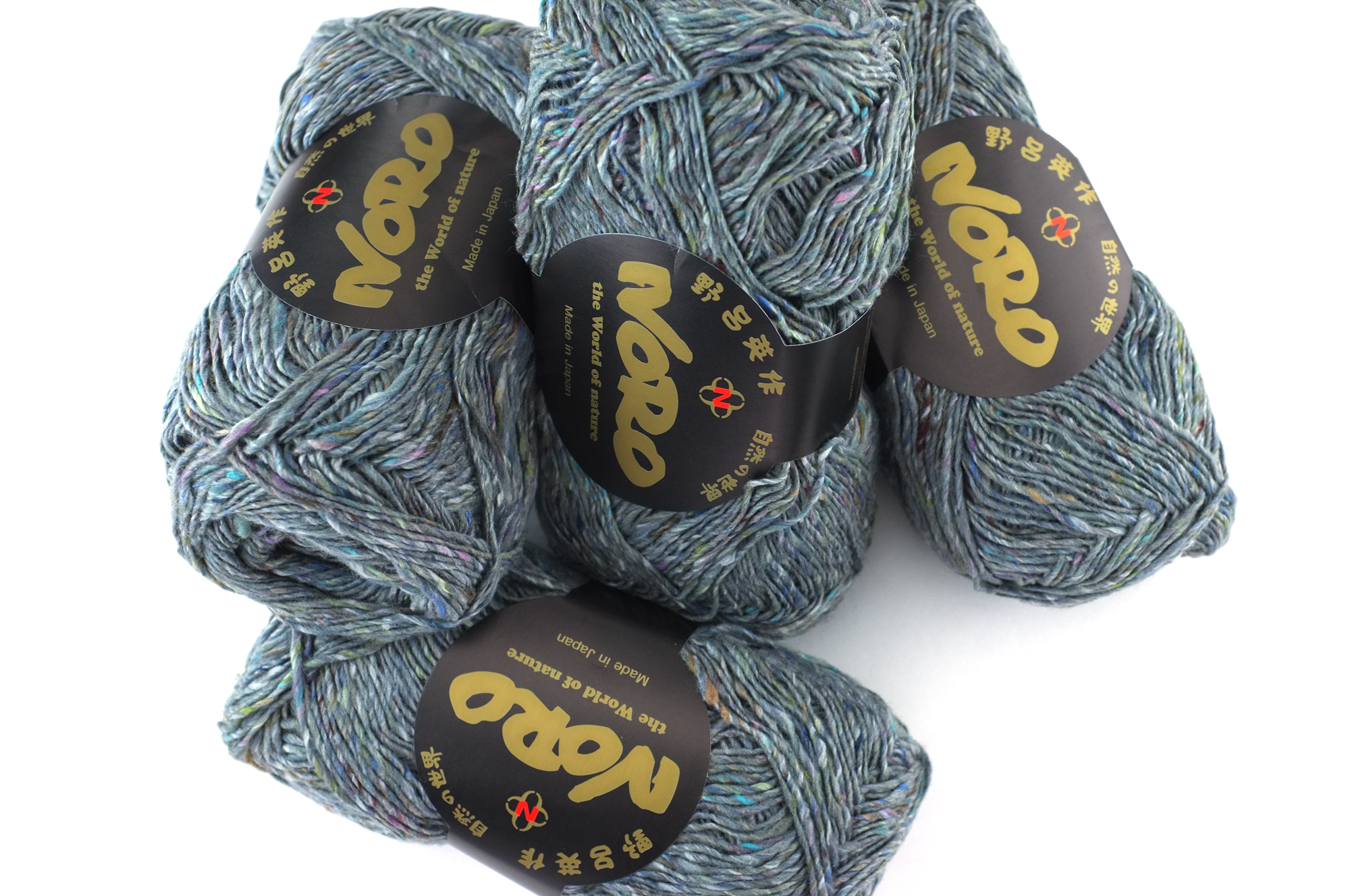 Noro Silk Garden Sock Solo Color S02 Chichibu, Wool Silk Mohair Sport Weight Knitting Yarn, medium gray by Red Beauty Textiles