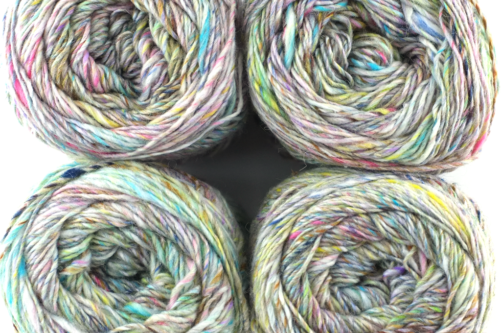Noro Silk Garden Sock Solo Color S001, wool silk mohair sport weight knitting yarn, pastel with off white