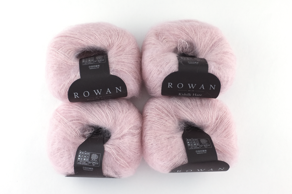 Rowan Kidsilk Haze, Grace #508, pastel pink, mohair/silk laceweight yarn - Red Beauty Textiles
