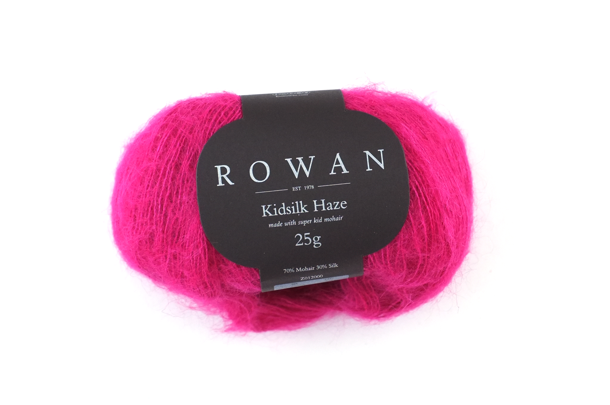 Rowan Kidsilk Haze, Candy Girl #606, hot pink, mohair/silk laceweight yarn - Red Beauty Textiles