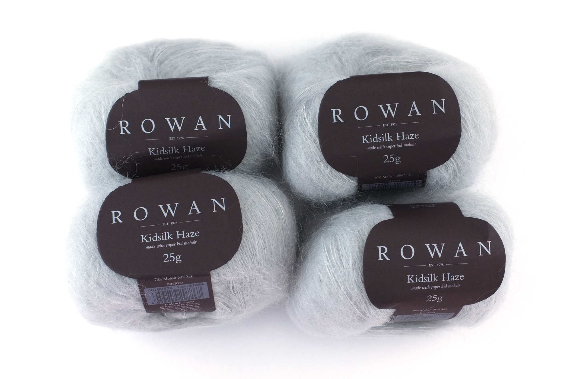 Rowan Kidsilk Haze, Aura #676, warm gray, mohair/silk laceweight yarn - Red Beauty Textiles