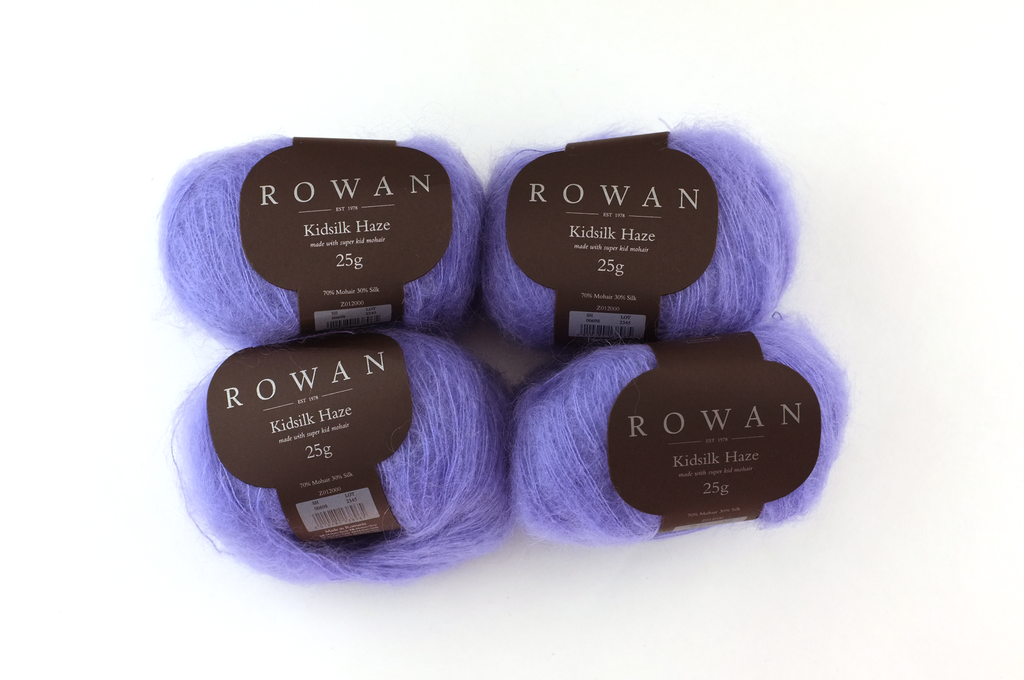 Rowan Kidsilk Haze, Anemone #698, bright purple, mohair/silk laceweight yarn - Red Beauty Textiles