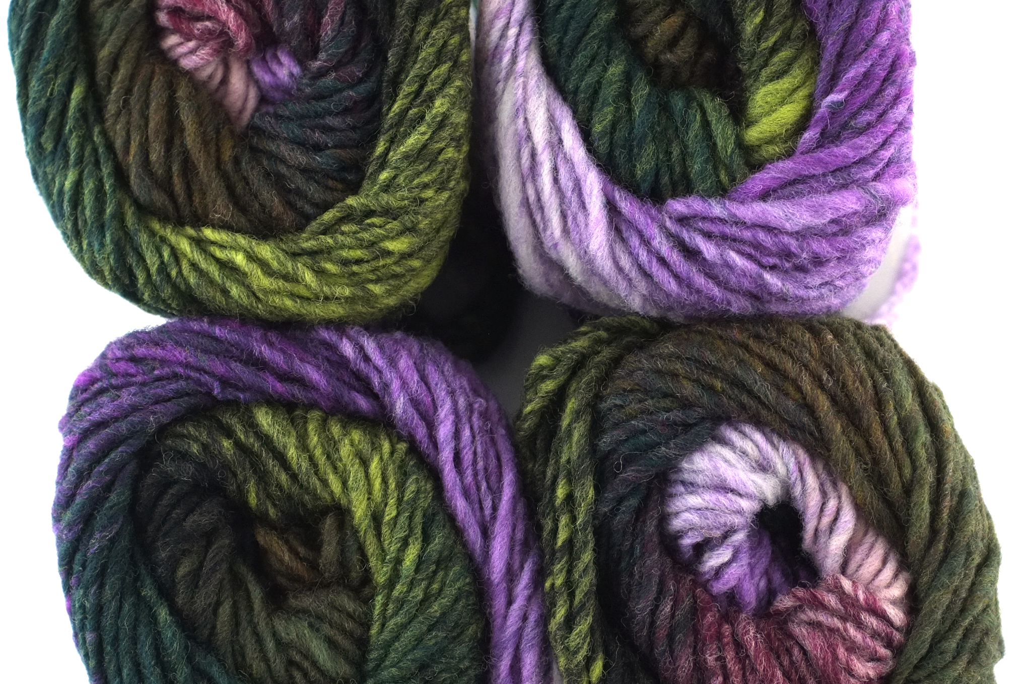 Noro Kureyon Color 462, Worsted Weight 100% Wool Knitting Yarn, purple, maroon, olive by Red Beauty Textiles