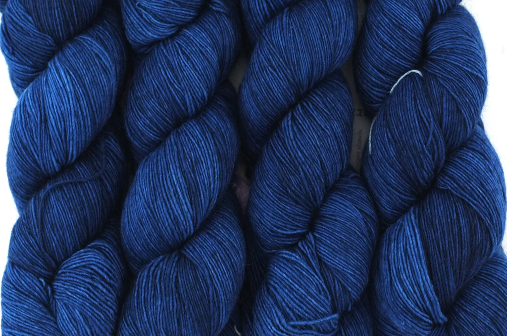 Malabrigo Lace in color Azul Profundo Lace Weight Merino Wool Knitting Yarn, deep blue, #150 - Red Beauty Textiles