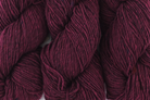 Noro Madara Color 27, Umeboshi, wool silk alpaca, worsted weight knitting yarn, deep burgundy by Red Beauty Textiles