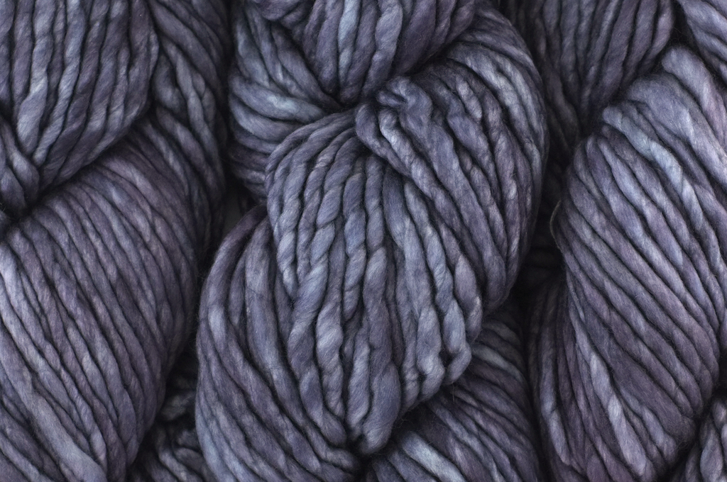 Malabrigo Rasta in color Plomo, Merino Wool Super Bulky Knitting Yarn, gray shades, #043 by Red Beauty Textiles