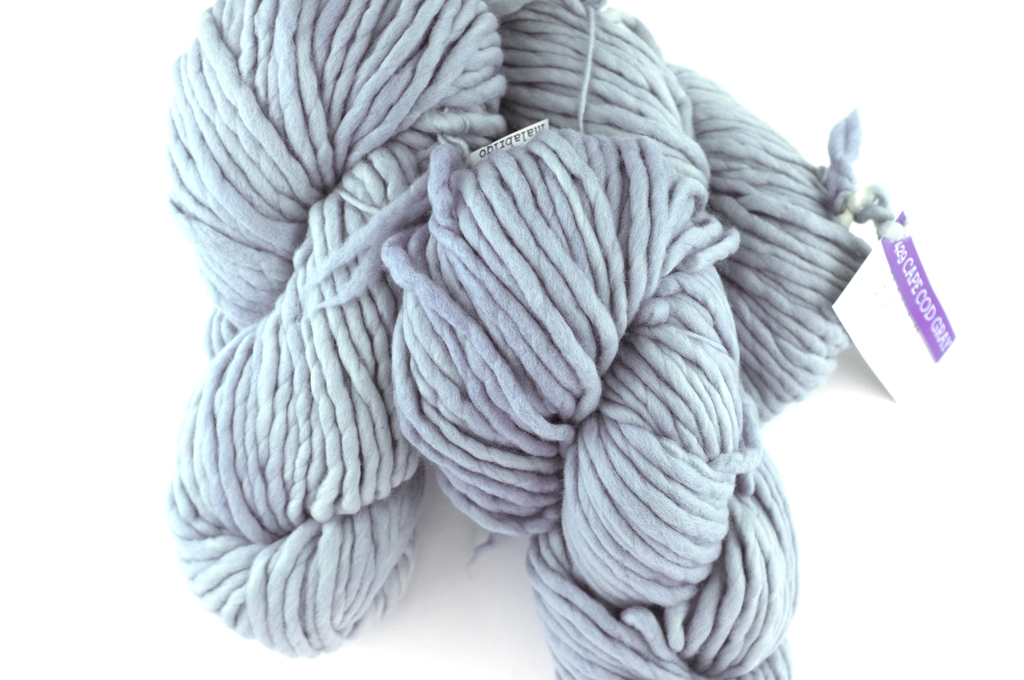 Malabrigo Rasta in color Cape Cod Gray, Merino Wool Super Bulky Knitting Yarn, cool gray, #429 - Red Beauty Textiles