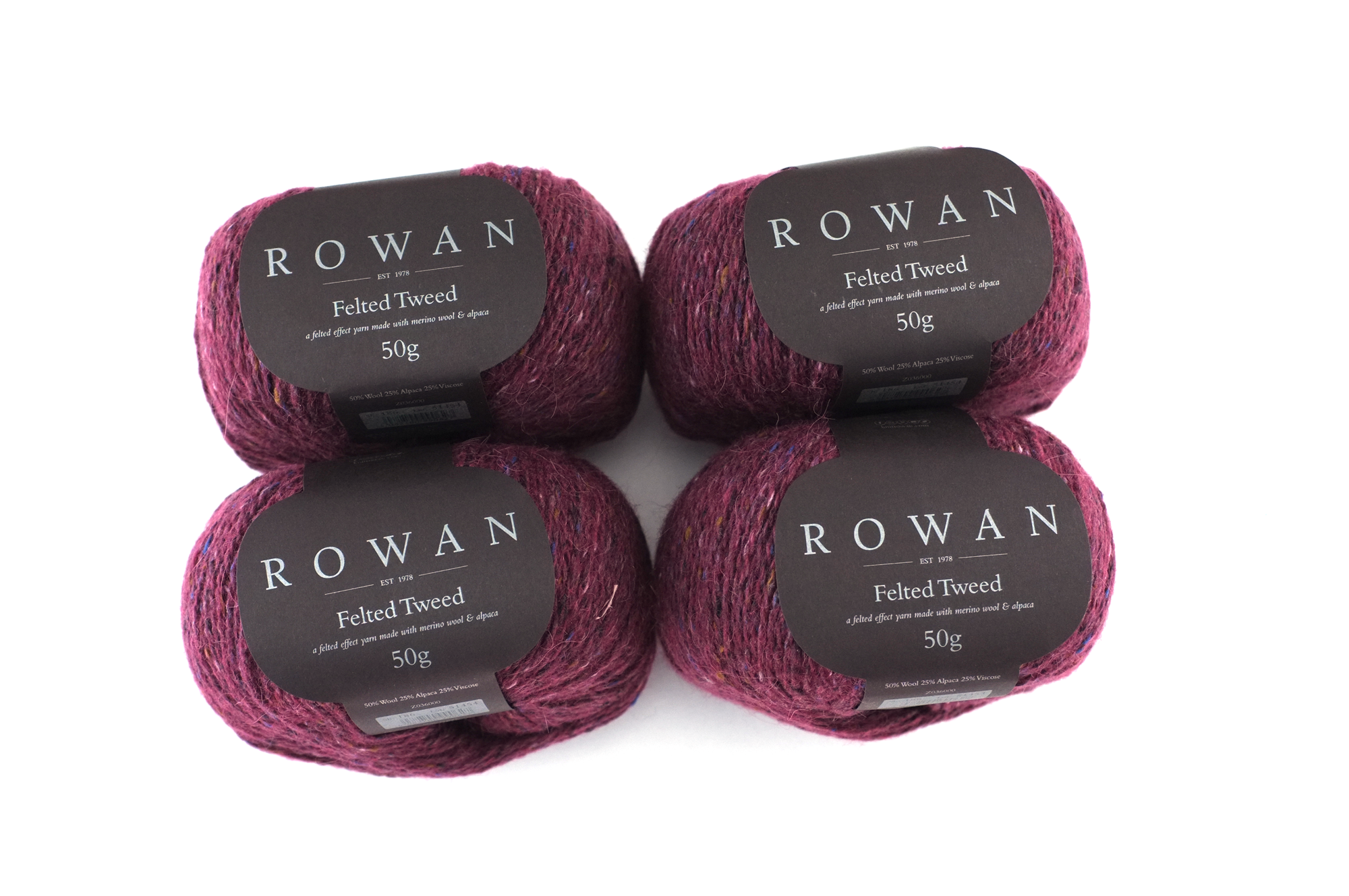 Rowan Felted Tweed Tawny 186, madder red, merino, alpaca, viscose knitting yarn by Red Beauty Textiles