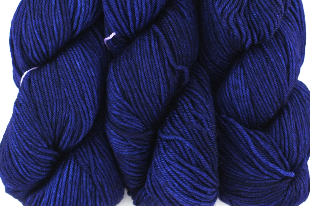 Malabrigo Rios in color Purple Mystery, Worsted Weight Superwash Merino Wool Knitting Yarn, darkest purple, #030 - Red Beauty Textiles